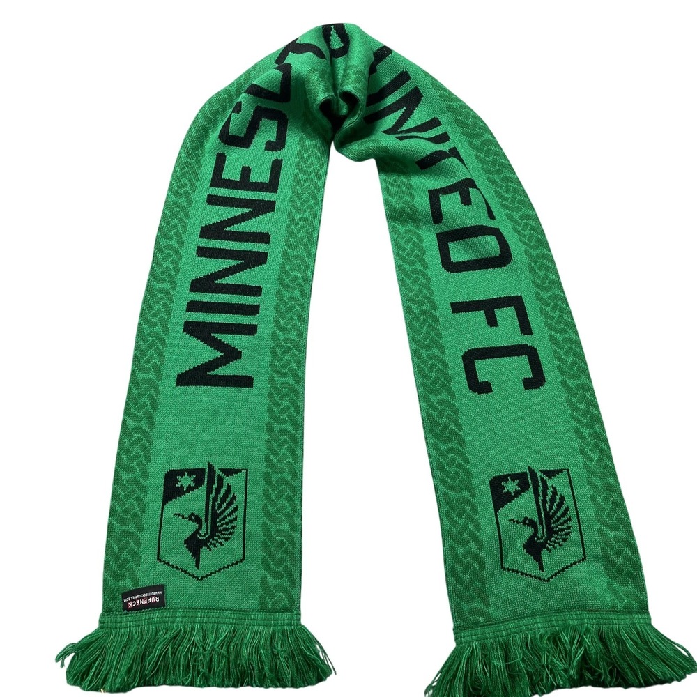 Minnesota United FC Scarf Mens One Size Green MLS Soccer Ruffneck MNUFC